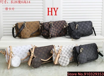 

Luxury Louis Vuitton LV- Leather Handbags Women Bags Designer Brand Women's Shoulder Bags Large Capacity Ladies Hand Bags L507