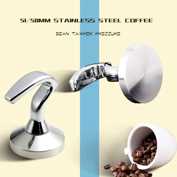 

51/54/58MM Barista Espresso Coffee BeanTamping Coffeeware Tamper Food Grade Stainless Steel Coffee Power Press Grind Dropship