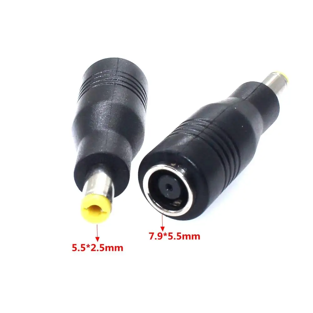 conversion plug plug conversion socket electrical power socket power socket adapter power plug adapter DC Power Socket charger conversion Plug 7.9 x 5.5mm DC Female to 5.5 x 2.5mm Male Power Plug Tip for Lenovo Laptop Adapter