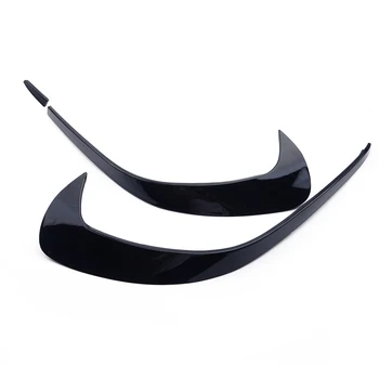 

1Pair Car Front Bumper Splitter Spoiler Canards Plastic Fit For Benz A Class W176 A180 A200 A220 A250 AMG A45 2016 2017 2018