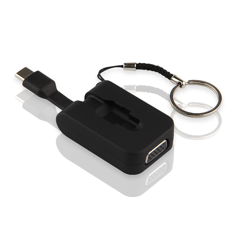 Ajiuyu USB C концентратор Thunderbolt 3 type C адаптер мульти док-станция 3 USB 3,0 порт 4K HDMI tv 1080P VGA DVI порт дисплея для Macbook Pro Air