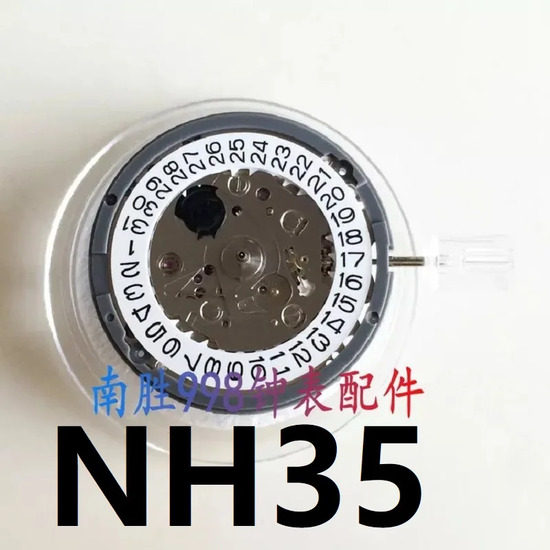 Acessórios de Relógio Japão Nova Marca Original Movimento Mecânico Automático Nh35 Única Data Nh35a