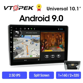 

VTOPEK 2din Android 9.0 Car Multimedia Player 9" & 10" Autoradio Navigation GPS Head Unit WiFi Bluetooth FM With Rear Camera