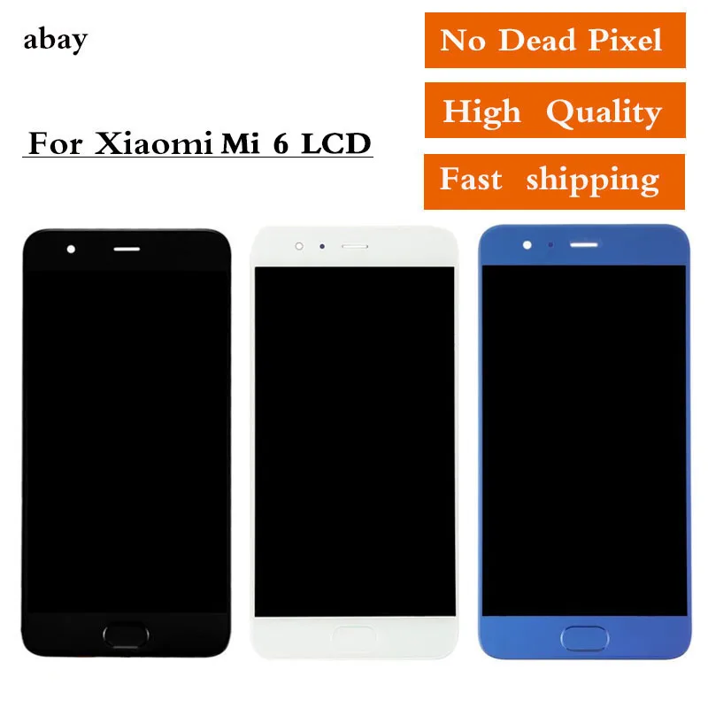 ЖК-дисплей и дигитайзер сенсорного экрана в сборе для Xiaomi Mi 6 1920x1080 FHD 5 15 дюйма Mi6