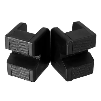 

6.3cm Car Universal Slotted Frame Rail Floor Jack Guard Adapter Lift Rubber Pads