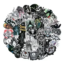 

10/30/50/100Pcs horror Stickers Witch Demon Gothic Anime Stickers Comic Laptop Guitar Pvc Waterproof Cartoon Graffiti Decal gift