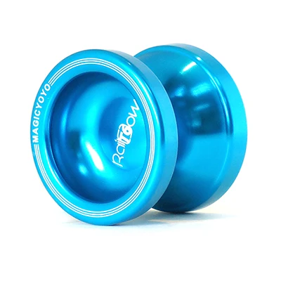 MAGICYOYO T6 Алюминий металлического сплава профессионального йо-йо D50.4mm Ширина 41,2mm 8-шариковый подшипник с веревкой YO-YO игрушки подарок для детей - Цвет: Blue