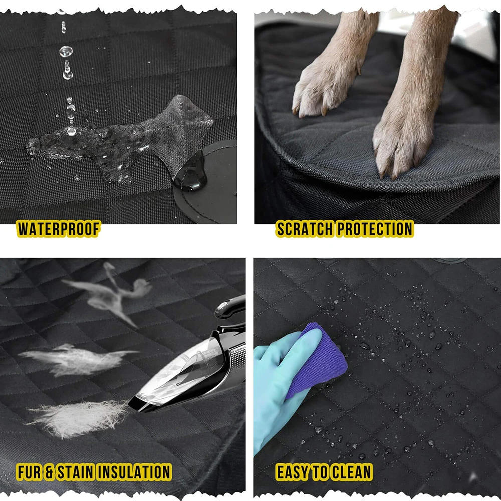 Dog Car Seat Cover Oxford Waterproof Pet Cat Dog Carrier Mat For Cars Soft Front Seat Cushion Protector Washable Car Cover