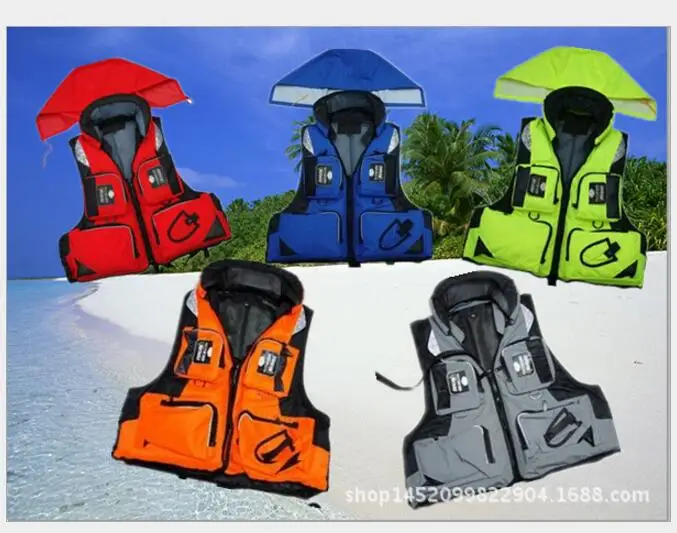 Взрослый Регулируемый плавучий спасательный жилет для байдарок для плавания, рыбалки, спасательный жилет для байдарок, Морской рыболовный костюм, одежда
