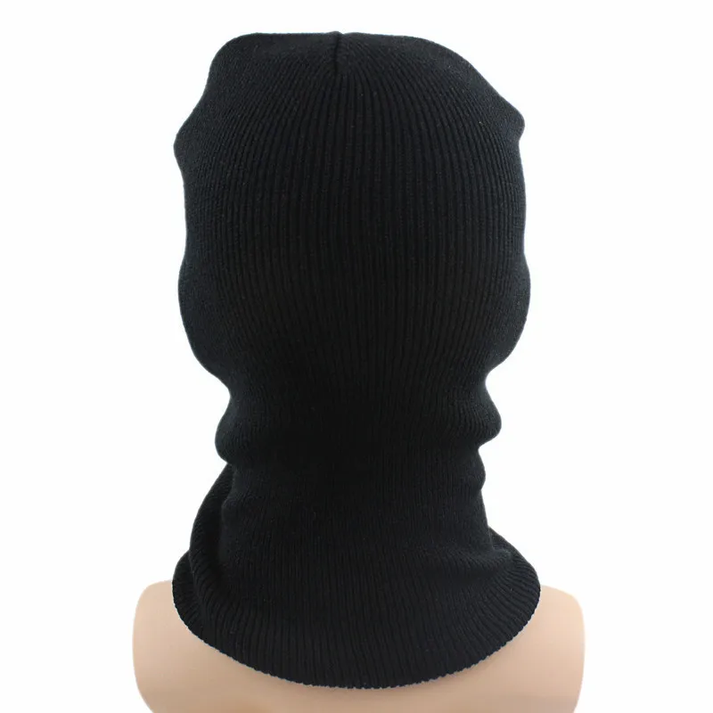 skully with brim Black cycling winter hats unisex funny mask hat handmade wool knit bonnet halloween party ski beanie caps czapka zimowa touca black skullies