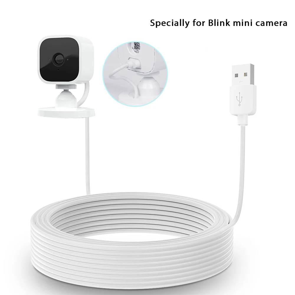 USB-кабель совместимый с Blink Mini 6 м/9 м | Электроника