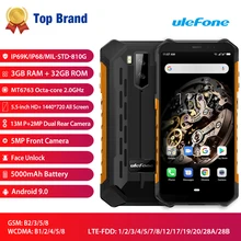 Ulefone ARMOR X5 Android 9,0 13 МП+ 2 МП 3 ГБ ОЗУ 32 Гб ПЗУ IP68/IP69K NFC Смартфон 5,5 дюймов разблокировка лица 5000 мАч 4G мобильный телефон
