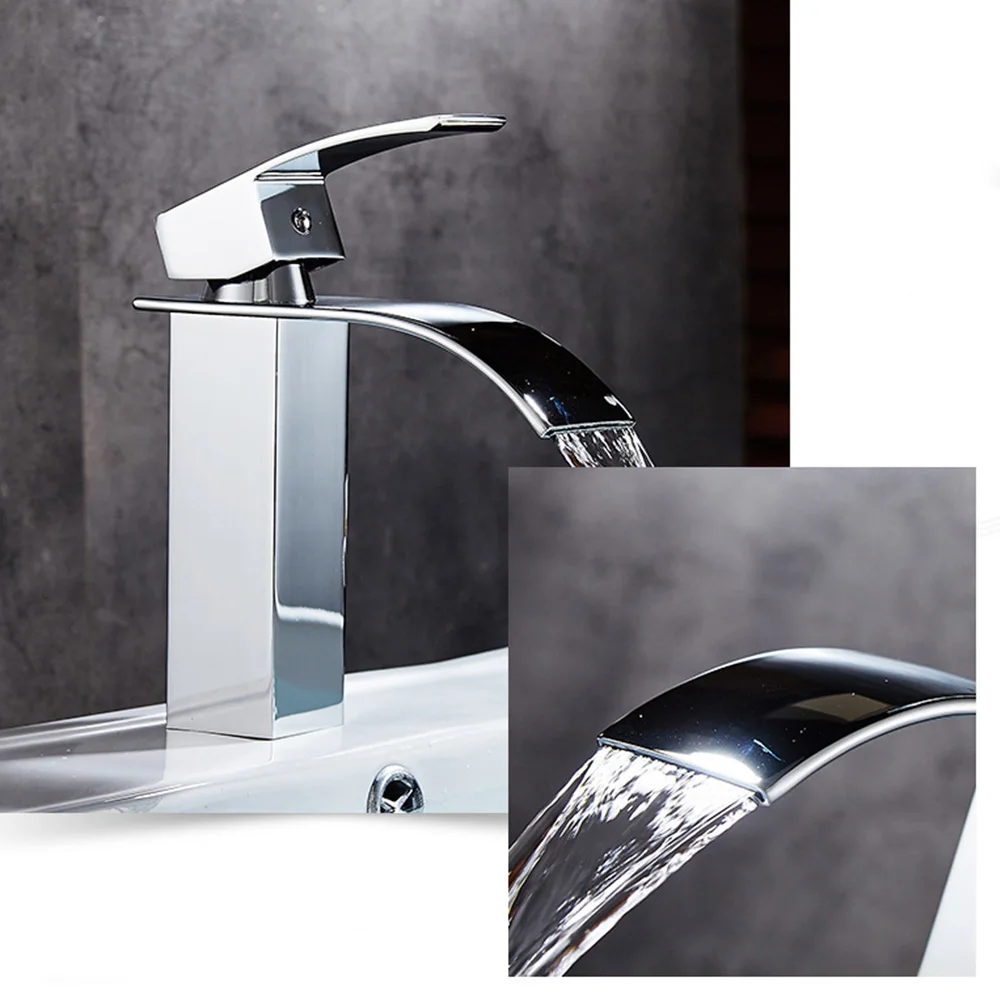 

Basin wide mouth faucet hot and cold single handle single hole wash bathroom faucet high quality sink faucet