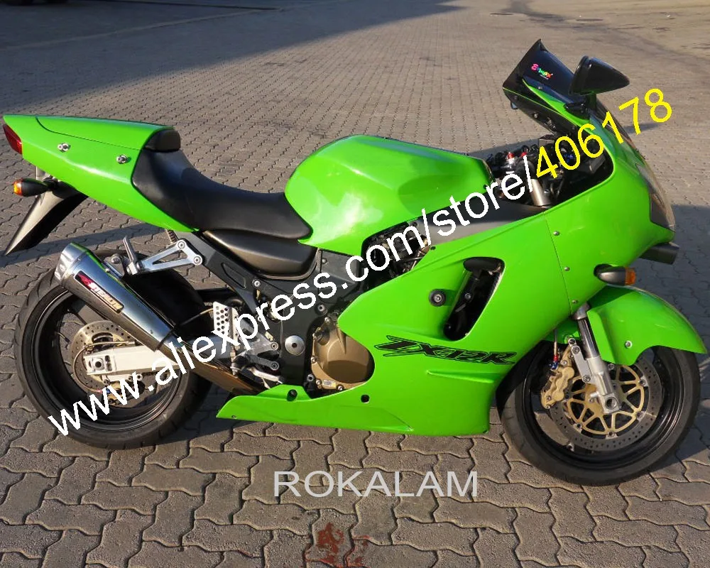 Grün ZX12R Verkleidung Kit Für Kawasaki Ninja ZX-12R 00-01 ZX 12R ZX-12R  2000 2001 ABS BodyKits (spritzguss) - AliExpress