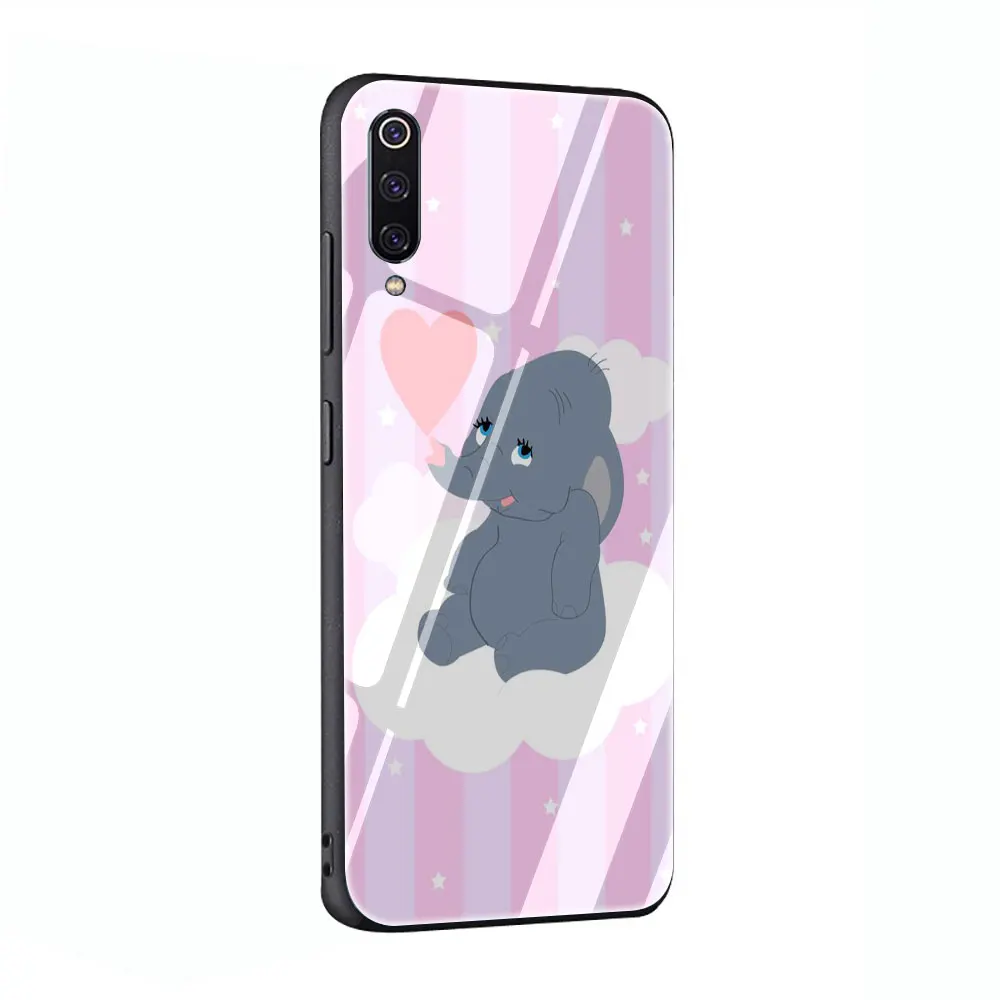 Чехол из закаленного стекла Dumbo для Xiaomi 8 Lite A1 A2 9 Redmi Note 5 6 7 Pro 6A 4X F1 - Color: G3