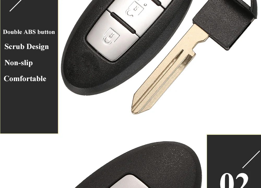 Keyforkess Smart Card 2 3 4 Tasto Chiave a Distanza Caso di Borsette per Nissan Sunny Altima Maxima Murano Versa Teana Sentra rogue - H90793924cd3e4578b0b72a20b45759128