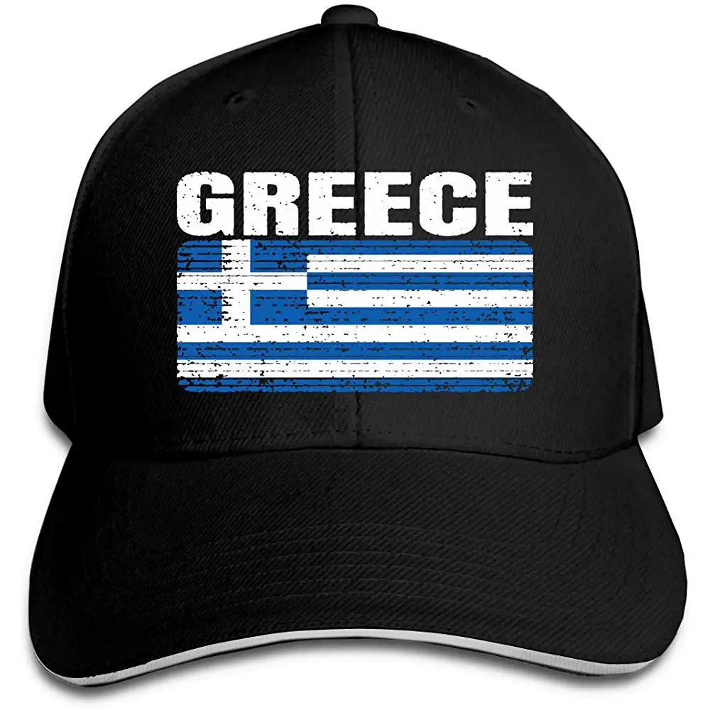 Классическая унисекс греческая страна Винтаж греческий Национальный флаг Дальнобойщик шляпы бейсбольная кепка