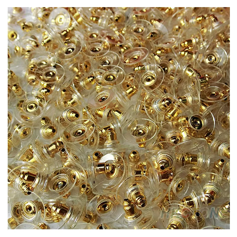 Earring Back Stoppers Silicon Stud Ear Post Nuts Jewelry Findings Components Ear Plugging Blocked 100 Pcs earring back stoppers
