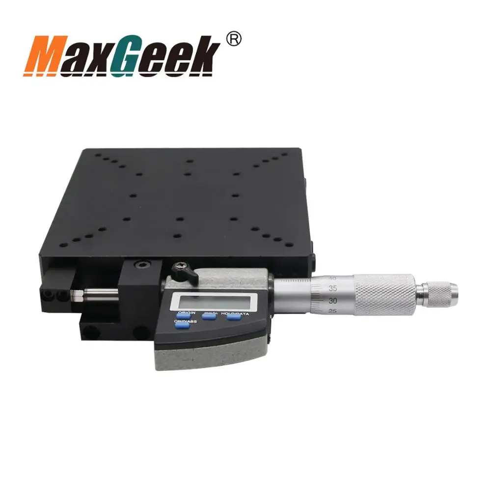 SEMX120-AS X-Axis ручная линейная платформа высокой точности 120*120 мм с цифровой микрометр ЖК-дисплей