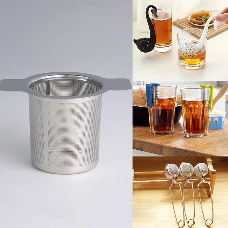 Сетчатый ситечко для заварки чая лебедь из нержавеющей стали фильтр с акулой