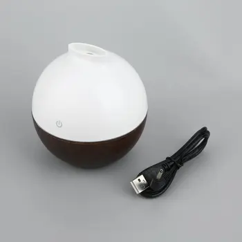 

130ML Car Air Humidifier Wood Essential Oil Diffuser Electric Aroma Diffuser Mist Maker for Home and office