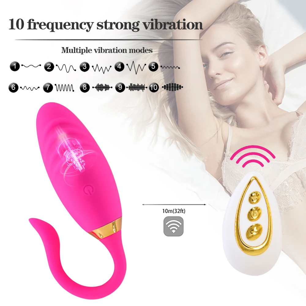 G Vibrante Uovo Spot Vibratore Vaigna Massaggio Amore Uovo Dildo Vibratore Telecomando Wireless Stimolatore Clitoride_voghion.com