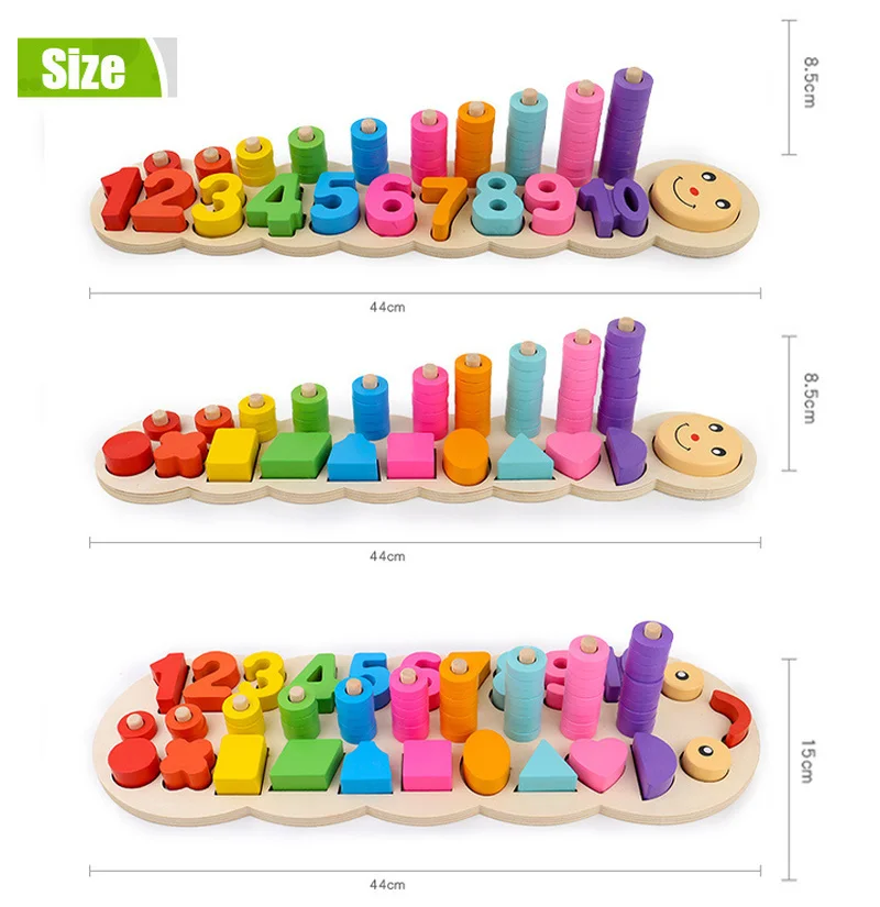 Детские деревянные игрушки Учимся считать цифры, соответствующие цифровой форме, соответствует раннему образованию, обучающая математика, игрушки