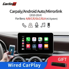 Carlinkit мультимедийный смарт-автомобиль модифицированный с Apple Carplay Android AutoBox для Mercedes NTG4.7- iOS AirPlay Для Benzs