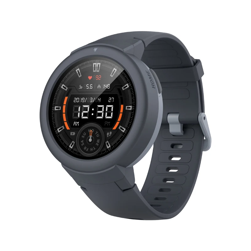 Подарочный ремешок новая версия Huami AMAZFIT Verge Lite Смарт-часы gps IP68 Водонепроницаемые мульти-спортивные Смарт-часы фитнес-трекер - Цвет: Black