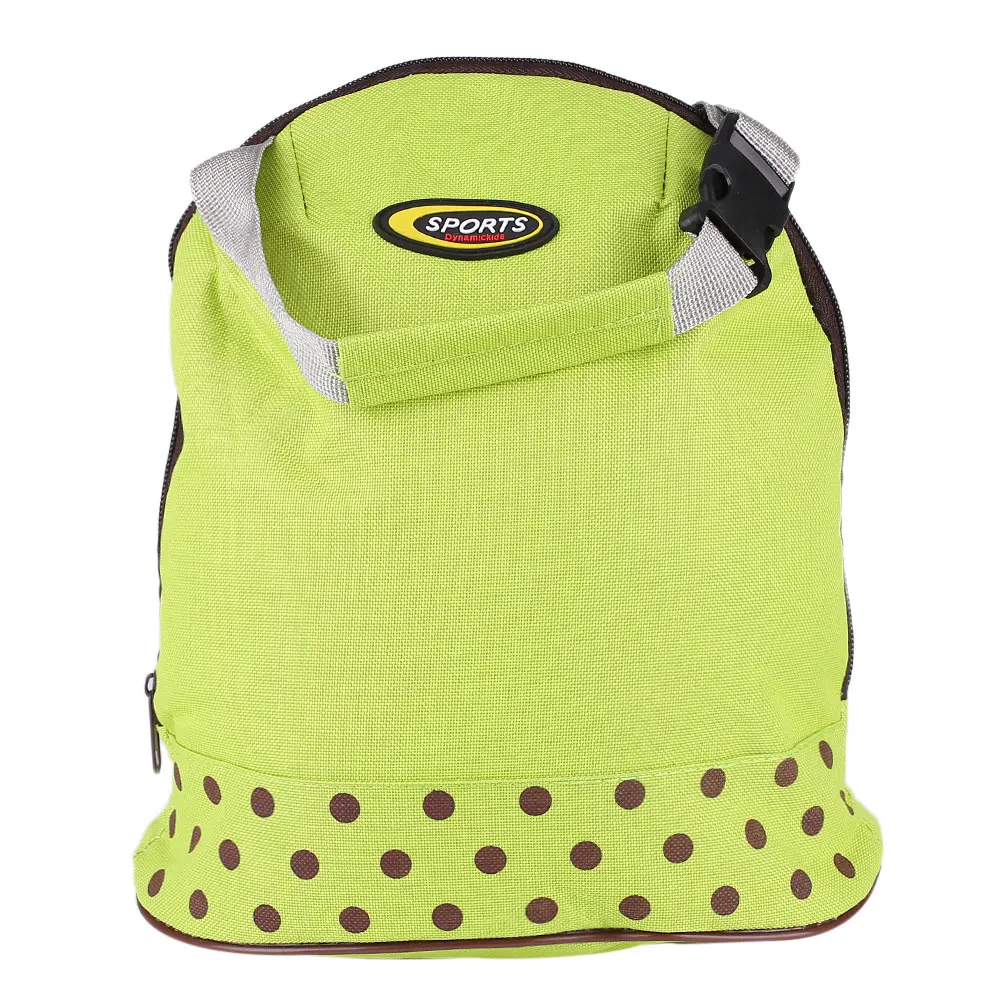 Thermal Insulated Lunch Bag Wave Point Picnic Office Supplies Portable