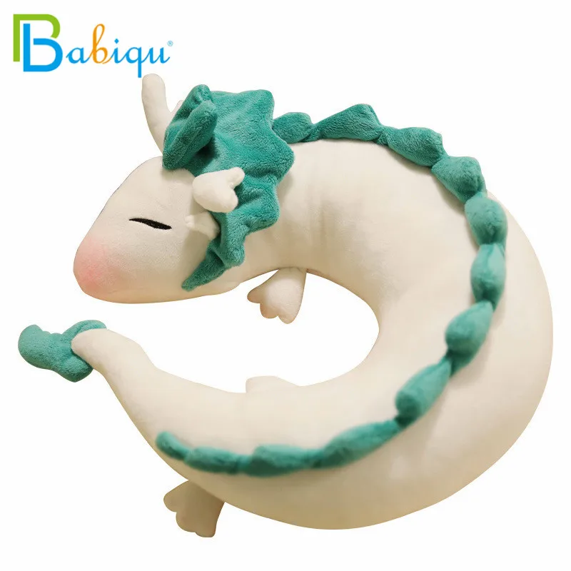 

Fashion Cartoon Dragon Anime Miyazaki Hayao Spirited Away Haku Cute U Shape Doll Plush Toys Pillow Dolls Gift for Children&Kids