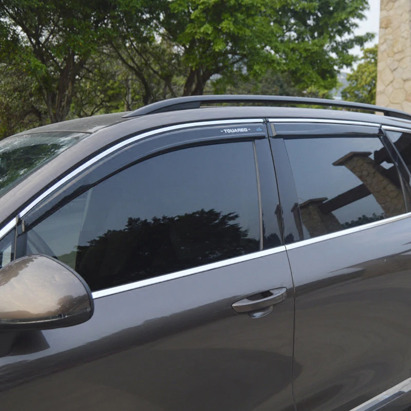 Vent visor Windows visor Side wind window deflectors visor Windshield the windows accessories For Volkswagen Touareg 2003-2020