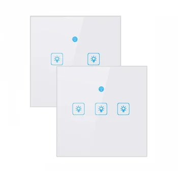 

Easy Microphone Remote Control Switch Wifi Smart Switch Panel Alexa Voice Control Euro 3 Open