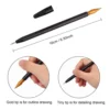 4Pcs Painting Drawing Scratch Arts Set with Stick Scraper Pen Black Brush for Scratch Sketch Art Papers Boards Tools DIY Gift ► Photo 2/6