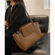 

Luxury Bag Woman Large Shopping Women's Handbag Designer Simple Retro Versatile Leisure Armpit Shoulder Bag Portable Tote Dag