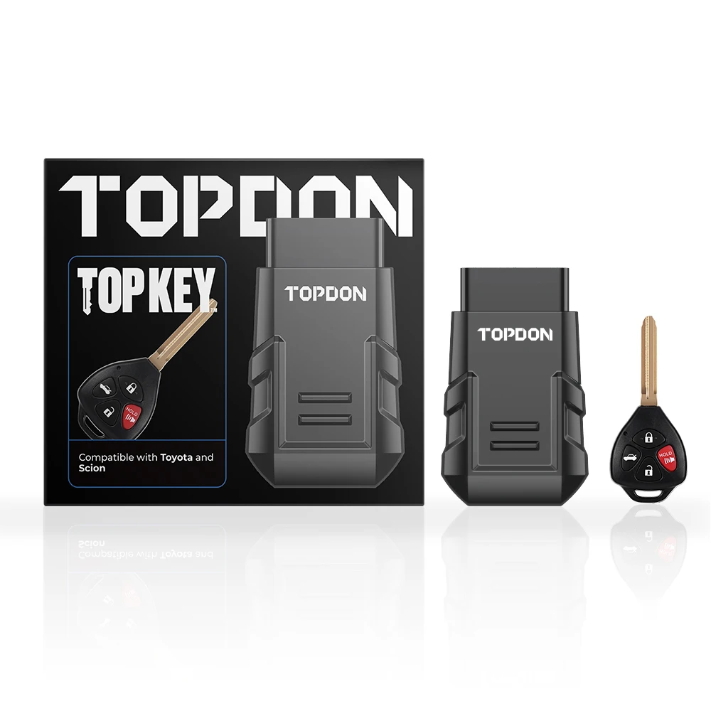 Topdon Key Programmer Extra Car Lost Key Matching Tool  OBD2/EOBD Functions Bluetooth For DIYer/Locksmiths(Toyota/FCA) TOPKEY temperature gauge for motorcycle Diagnostic Tools