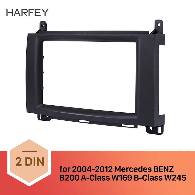 Harfey Автомобильная стереорамка фасции двойная 2DIN панель комплект для