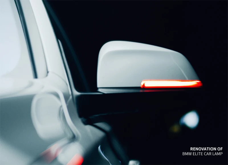 Боковые зеркала динамический мигалка указатель поворота светодиодный светильник для BMW F20 F30 F31 F21 F22 F23 F32 F33 F34 X1 E84 F36 на возраст 1, 2, 3, 4, F87 M2 светильник - Испускаемый цвет: RED