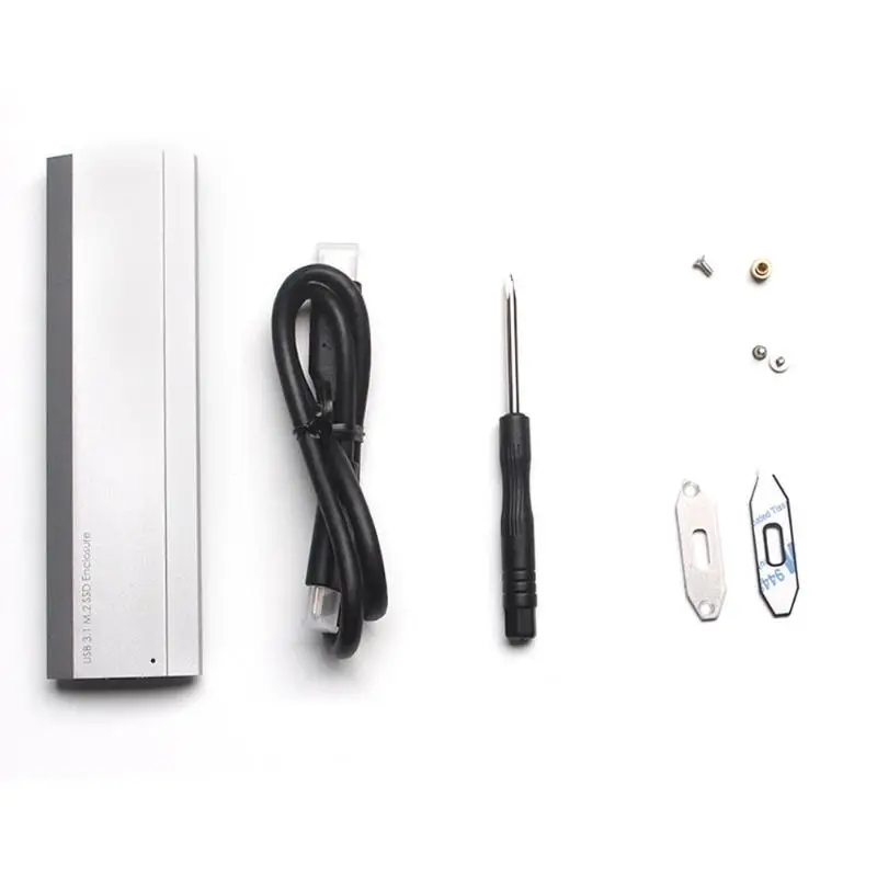 USB 3,1 type C к M.2 M ключ SSD корпус NVMe корпус для жесткого диска 10 Гбит/с высокоскоростной USB3.1 к M.2 корпус чехол для ПК ноутбука