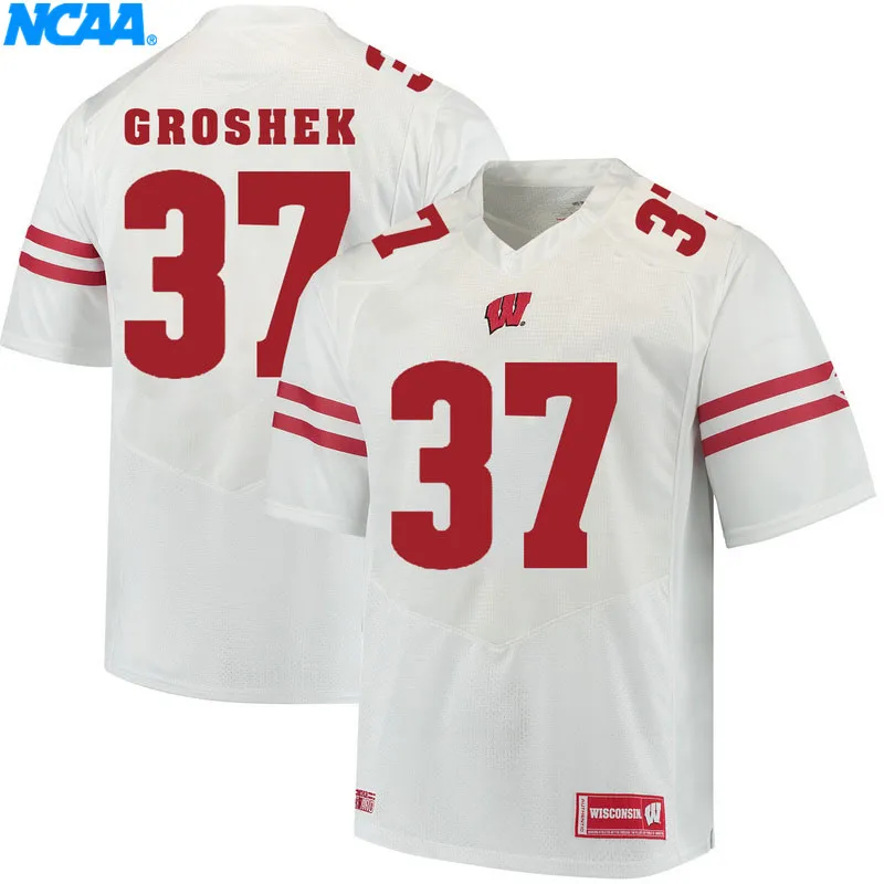 Новое поступление высокое качество Висконсин Badgers Davis III#6 Ogunbowale#23 Футболка колледжа Джерси S-XXXL