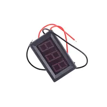 HW-800A двухпроводной DC Дисплей цифрового вольтметра метр 0,56 дюйма светодиодный цифровой вольтметр