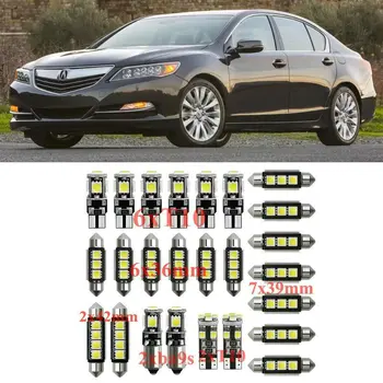 

Car Interior Led Light Kit For Acura ILX MDX NSX RDX RLX TLX error free canbus t10 31mm 36mm 39mm 42mm