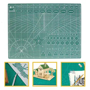 

A2 PVC Cutting Mat Patchwork Cutting Pad Durable Cutting Board Tools for Quilting Double-Sided Paper Mat DIY Craft Accessories