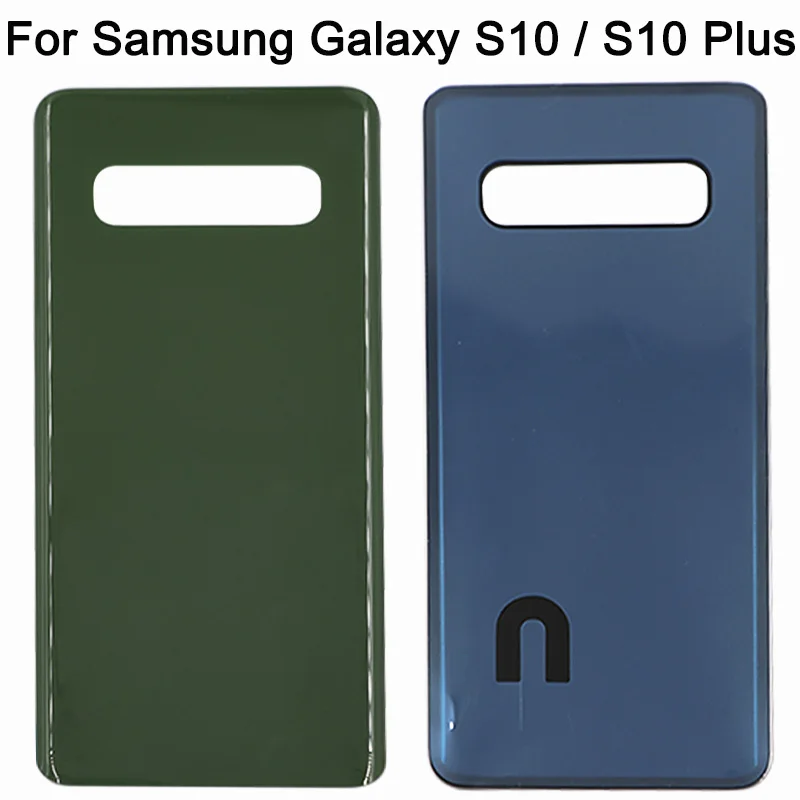 Новая Крышка батарейного отсека S10 для Samsung Galaxy Plus S10E Задняя стеклянная панель