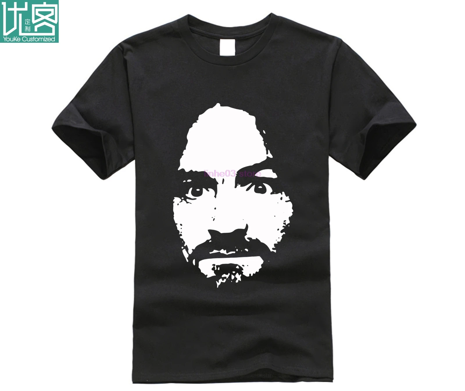 

New Charles Manson Mens T Shirt size S 2XL