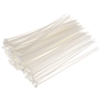 

uxcell Cable Zip Ties 200mmx3.6mm Self-Locking Nylon Tie Wraps White 350pcs