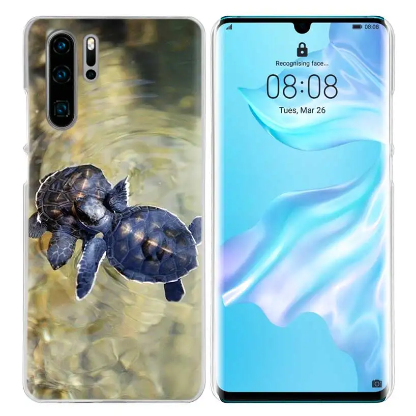 Черепаха чехол для huawei mate 30 20 10 P20 P30 Lite Pro P Smart Y9 Prime 2019 Honor 8A 8X 10i PC Чехлы для телефона