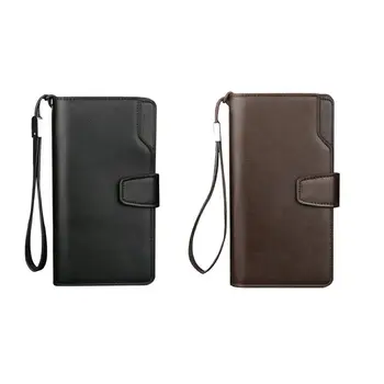 

Men Retro Clutch PU Leather Multipurpose Handbag Boyfriend Pack Hand Bag