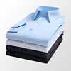 Men's Formal White Shirt 2022 New Autumn Solid Color Long Sleeve Social Shirt Male Brand Clothes Black Blue ► Photo 2/6