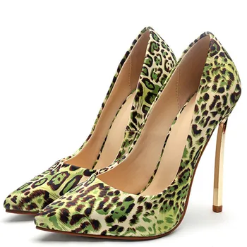 

YECHNE Women's High Heels Shoes Wedding Party Woman Rhinestone Shoes Metal Decoration Pointed Toe Sexy Pumps Stiletto 2020